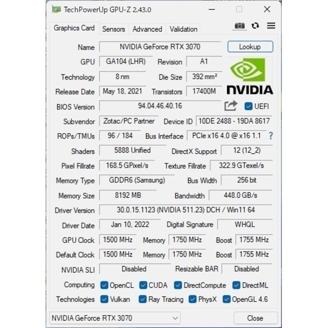 ドスパラ ゲーミングPC　ryzen5 3600　RTX3070 スマホ/家電/カメラのPC/タブレット(デスクトップ型PC)の商品写真