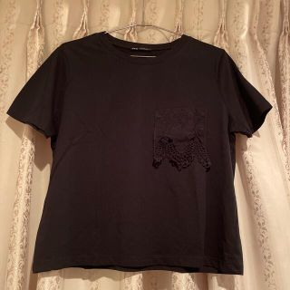 ザラ(ZARA)のZARA ザラ　レースポケットTシャツ(Tシャツ(半袖/袖なし))