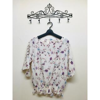 ショコラフィネローブ(chocol raffine robe)の☆chocol raffine robe 花柄ブラウス☆(シャツ/ブラウス(長袖/七分))