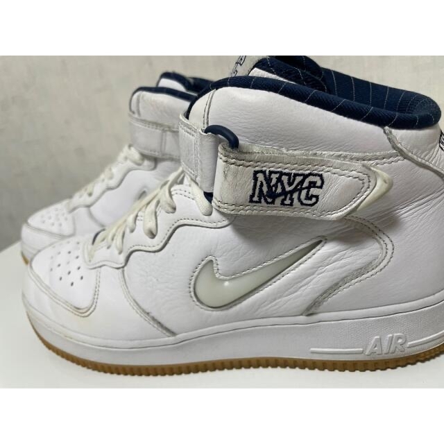 NIKE(ナイキ)のNIKE Air Force 1 Mid NYC White 28cm メンズの靴/シューズ(スニーカー)の商品写真