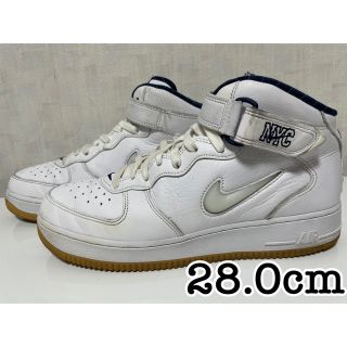 ナイキ(NIKE)のNIKE Air Force 1 Mid NYC White 28cm(スニーカー)