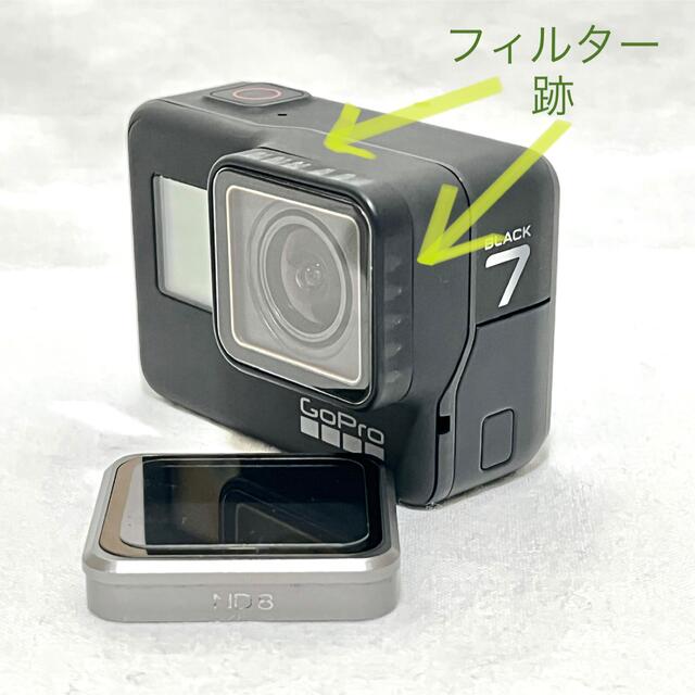 GoPro(ゴープロ)のGoPro HERO7 BLACK   本体とその他おまけ スマホ/家電/カメラのカメラ(ビデオカメラ)の商品写真