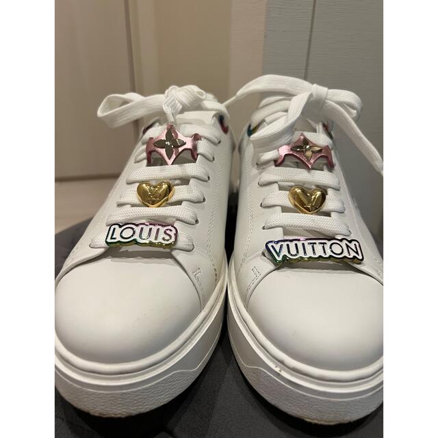 人気TOP LOUIS VUITTON 【美品】レア☆新作ルイヴィトン スニーカー23.5 - スニーカー