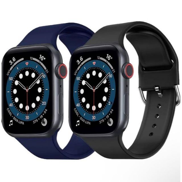 コンパチブル Apple Watch シリコン 38mm 40mm 通気 防汗 メンズの時計(ラバーベルト)の商品写真