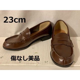 ハルタ(HARUTA)の美品 HARVAR 茶　ローファー(ローファー/革靴)