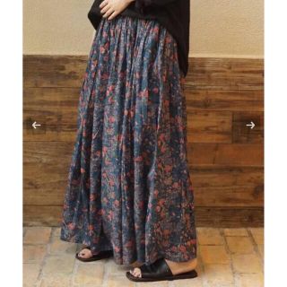 ジャーナルスタンダード(JOURNAL STANDARD)の【SOIL/ソイル】FLOWER MAXI GATHER SKIRT(ロングスカート)