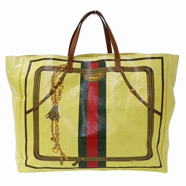 価格は安く Gucci - グッチ GUCCI シェリーライン トートバッグ
