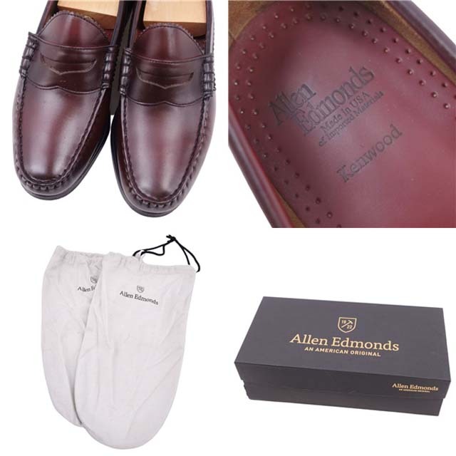 Allen Edmonds(アレンエドモンズ)のアレンエドモンズ ローファー シューズ カーフレザー メンズ 8 バーガンディ メンズの靴/シューズ(ドレス/ビジネス)の商品写真