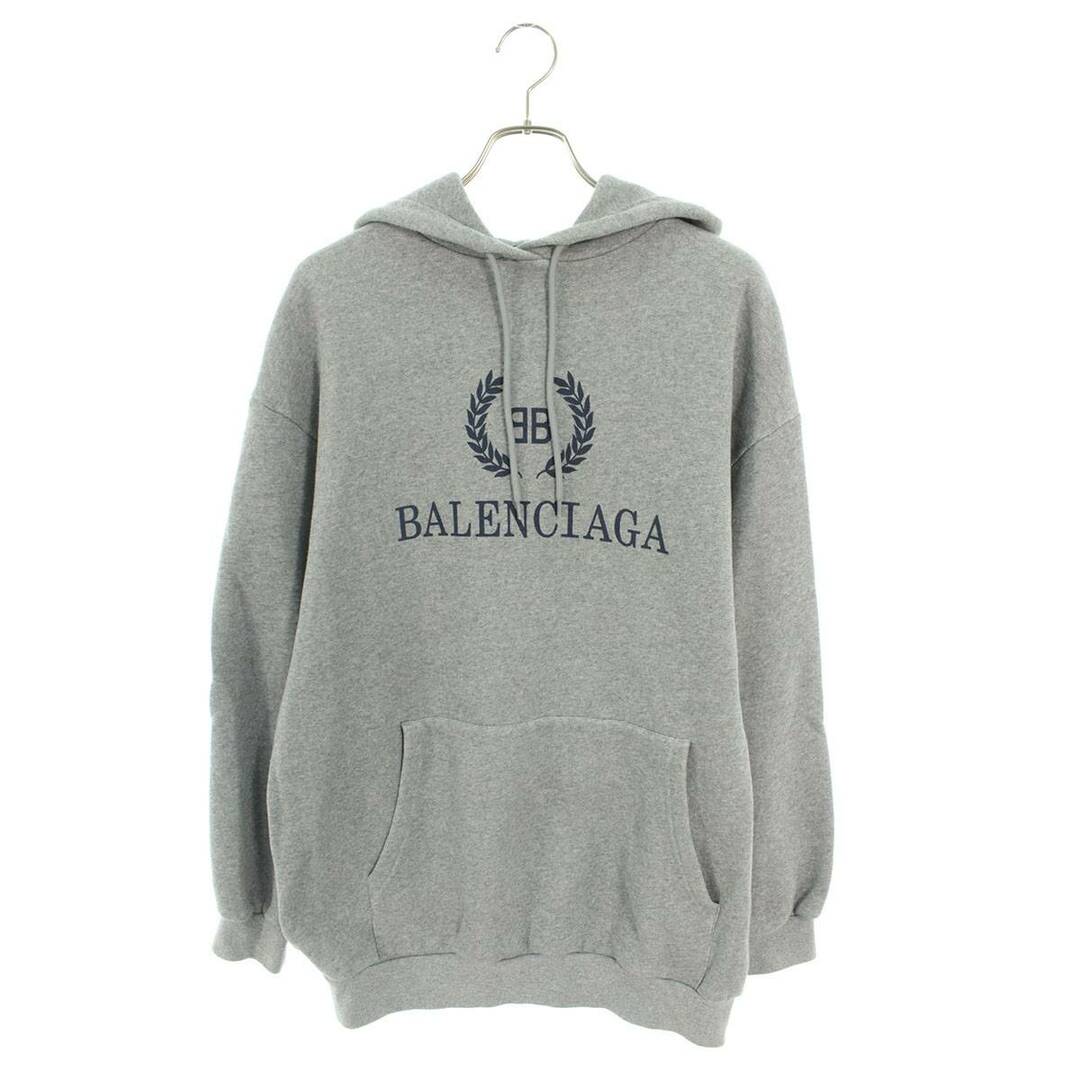 Balenciaga - バレンシアガ 547765 TCV31 BBロゴプリントプルオーバーパーカー メンズ L