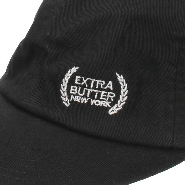 エクストラバター/EXTRA BUTTER C1463-BLK ロゴ刺繍キャップ メンズ ONE SIZE ハンドメイドのファッション小物(帽子)の商品写真