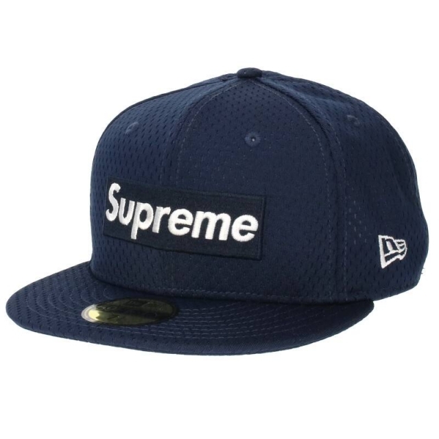 Supreme(シュプリーム)のシュプリーム ×ニューエラ/NewEra 18SS Mesh Box Logo New Era メッシュボックスロゴキャップ帽子 メンズ 60.6 ハンドメイドのファッション小物(帽子)の商品写真