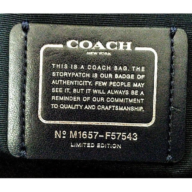 COACH - 【未使用!!】COACHコーチ 柔らか高級レザー バッグ/ポーチ