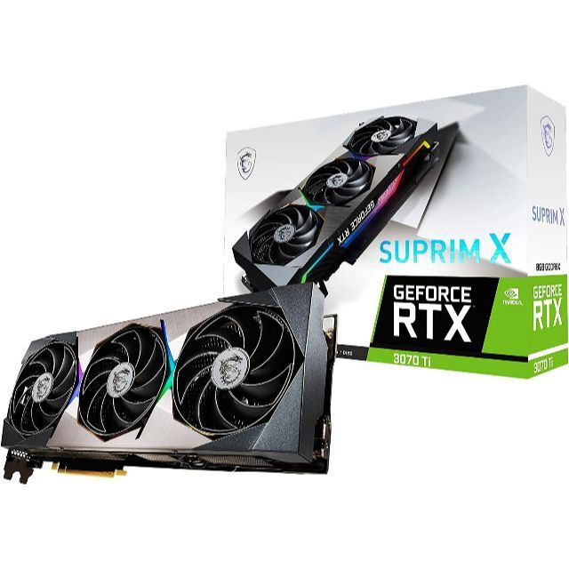 8GBメモリ規格新品未開封 MSI GeForce RTX 3070 Ti SUPRIM X 8