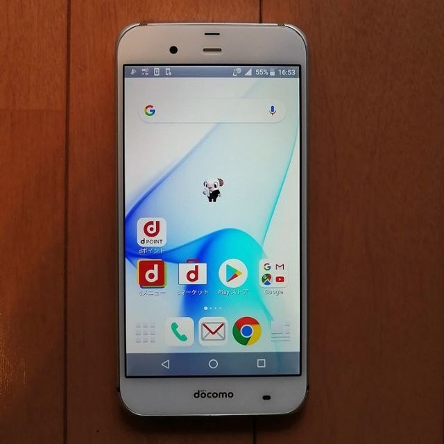 SHARP(シャープ)の【SIMフリー】docomo AQUOS ZETA SH-04H White スマホ/家電/カメラのスマートフォン/携帯電話(スマートフォン本体)の商品写真