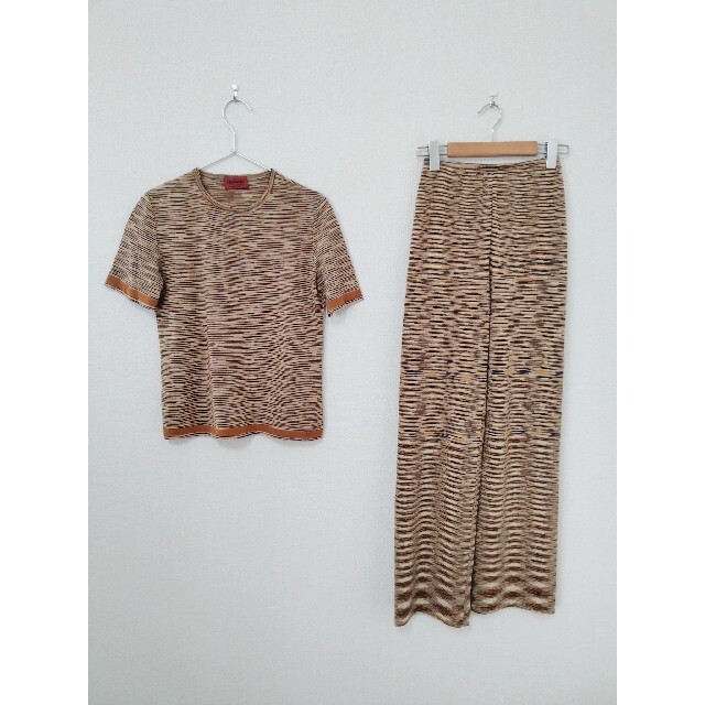 MISSONI ミッソーニ ニット セットアップ 3点セット オレンジタグ-