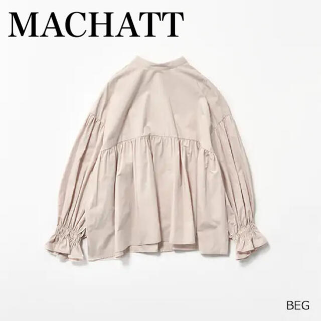 Drawer - 【美品♡】MACHATT バックボタンギャザーブラウスの通販 by ...