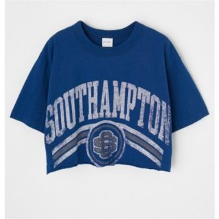 マウジー(moussy)のmoussy  SOUTHAMPTON CROP Tシャツ(Tシャツ(半袖/袖なし))