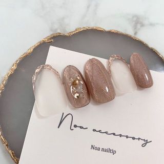 No.30 nailtip 【vintage Jewel】(つけ爪/ネイルチップ)