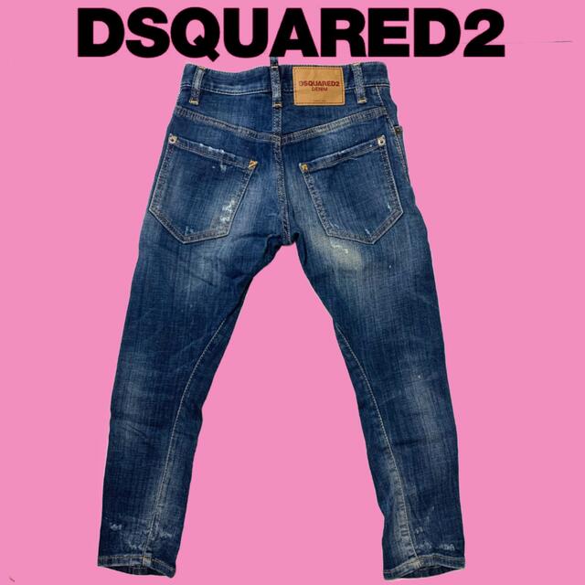 DSQUARED2(ディースクエアード)のマッキー様専用【新品同様】DSQUARED テーパード デニム キッズ/ベビー/マタニティのキッズ服男の子用(90cm~)(パンツ/スパッツ)の商品写真