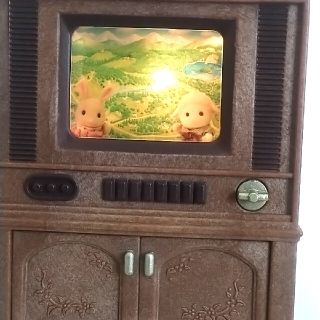 エポック(EPOCH)のフィルム 画面 シルバニアファミリー おもちゃシルバニア テレビ リビングテレビ(キャラクターグッズ)