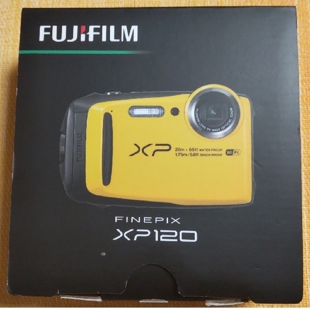 富士フイルム(フジフイルム)のFUJI FILM FinePix XP XP120 YELLOW スマホ/家電/カメラのカメラ(コンパクトデジタルカメラ)の商品写真