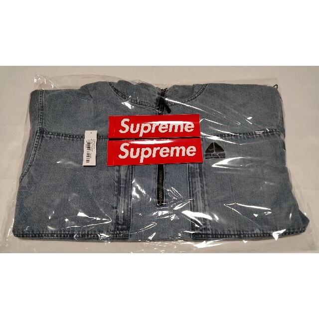 爆買い!】 Supreme 新品未開封 XL Blue Washed Pullover Denim ACG