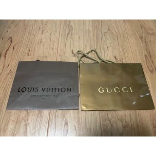 ルイヴィトン(LOUIS VUITTON)のルイビトン　GUCCI 紙袋(ショップ袋)