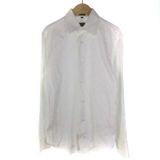 ホットスタイル  白 ドレスシャツ フェラガモ シャツ