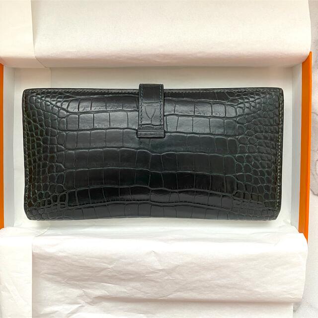 正規品☆HERMES エルメス ベアン クロコ アリゲーター 財布