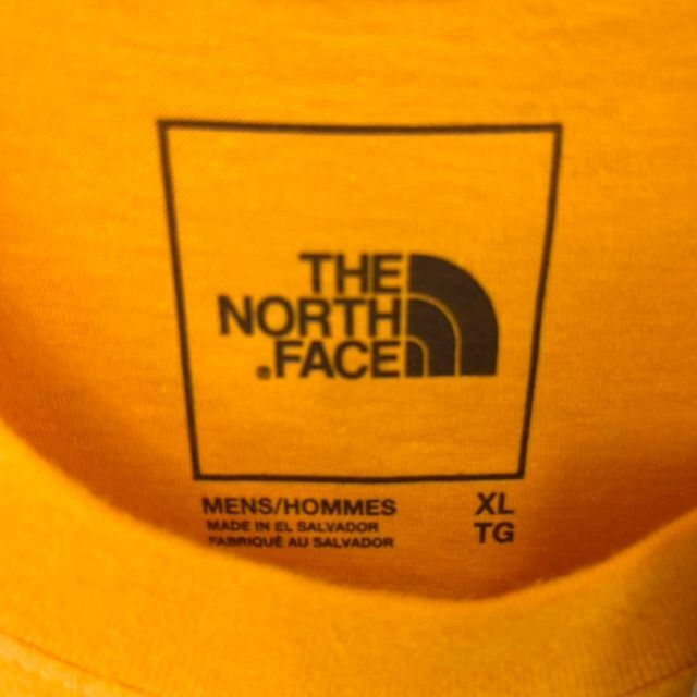 THE NORTH FACE(ザノースフェイス)の新品未使用品　海外企画　ノースフェイス熊ベアープリントTシャツ　XL オレンジ メンズのトップス(Tシャツ/カットソー(半袖/袖なし))の商品写真