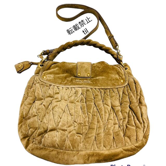 miumiu(ミュウミュウ)の美品　状態考慮　miumiu マテラッセ　2way ハンド&ショルダーバッグ レディースのバッグ(ショルダーバッグ)の商品写真