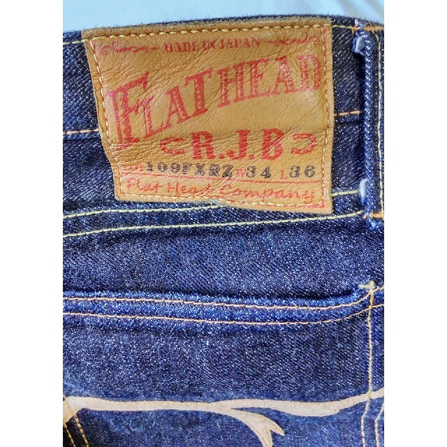 THE FLAT HEAD - FLAT HEAD & RJBコラボデニム(34)D109FXRZの THE FLAT HEAD - FLAT HEAD & RJBコラボデニム(34)D109FXRZの