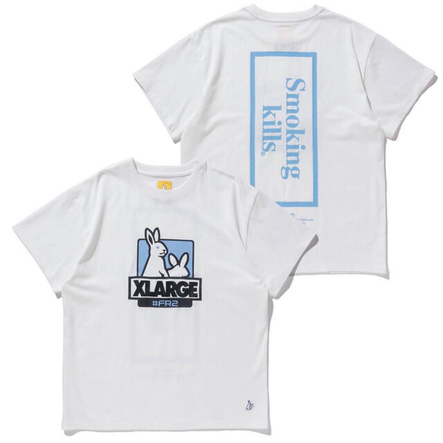 XLARGE fr2 #FR2 Box Logo T-shirt XLサイズ 白 メンズのトップス(Tシャツ/カットソー(半袖/袖なし))の商品写真