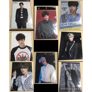 EXO カイ KAI　A4クリアファイル 8点セット  L-HOLDER