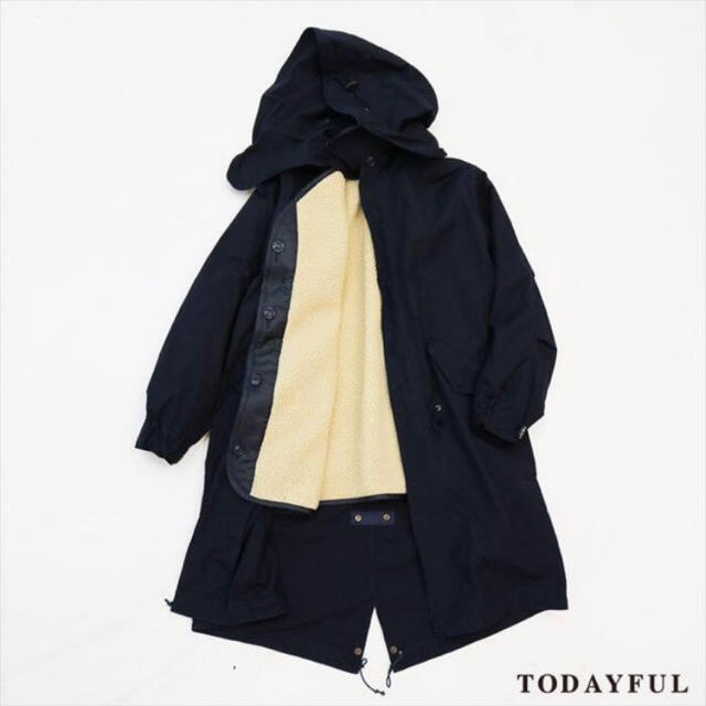 TODAYFUL(トゥデイフル)のTODAYFUL(トゥデイフル) ボア モッズコート 36 レディースのジャケット/アウター(モッズコート)の商品写真