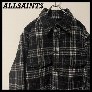 All Saints - 【極美品】ALLSAINTS オールセインツ チェックシャツ ブルゾン 