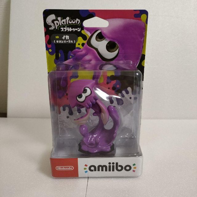 amiibo イカ ネオンパープル (スプラトゥーンシリーズ) エンタメ/ホビーのフィギュア(ゲームキャラクター)の商品写真