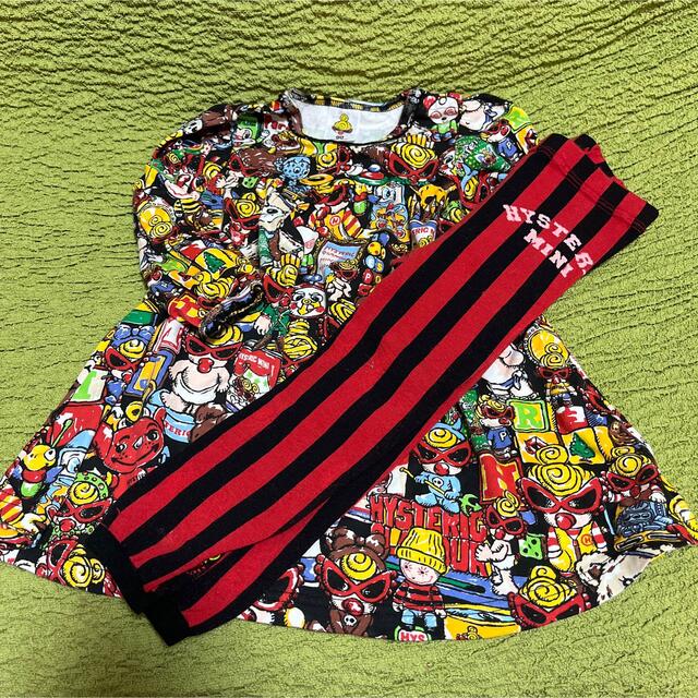 HYSTERIC MINI - ヒスミニ 柄ワンピース setの通販 by 激安SALE！秋服 ...