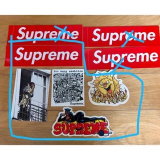 シュプリーム(Supreme)の@h様 専用　Supreme ステッカー　5枚セット(ノベルティグッズ)