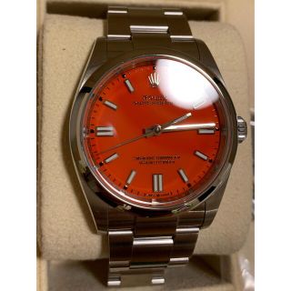 ロレックス(ROLEX)の126000 オイスターパーペチュアル36 コーラルレッド　ロレックスrolex(腕時計(アナログ))