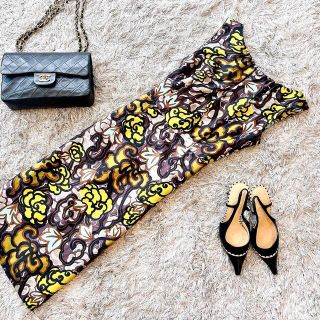極美品 MILLY ミリー 美ラインペンシルワンピース 0