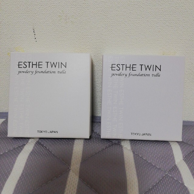 ESTHE  TWIN  パウダリーファンデーション チュール 2個ベースメイク/化粧品