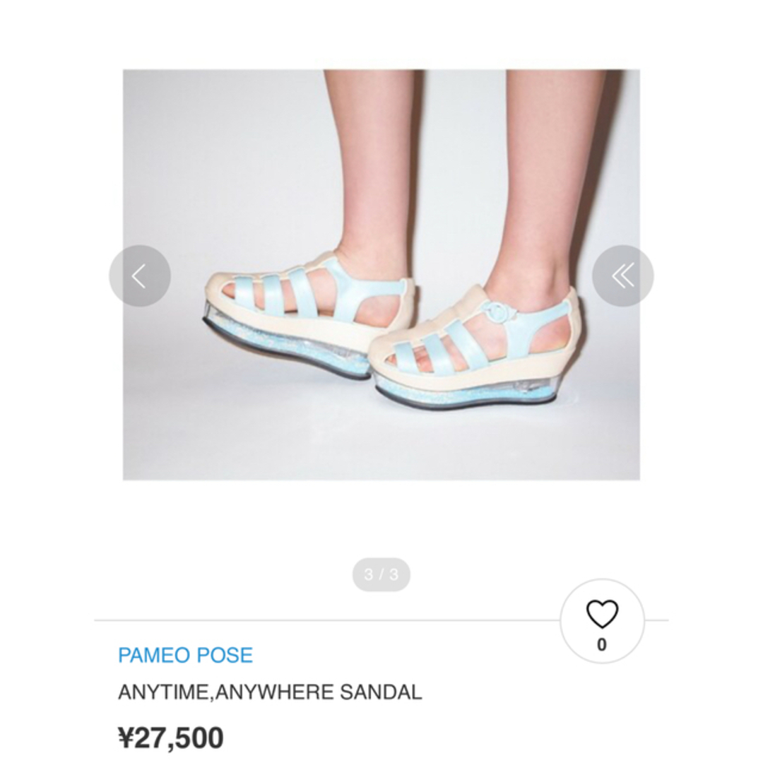 PAMEO POSE(パメオポーズ)のPAMEO POSE ANYTIME,ANYWHERE SANDAL  レディースの靴/シューズ(サンダル)の商品写真