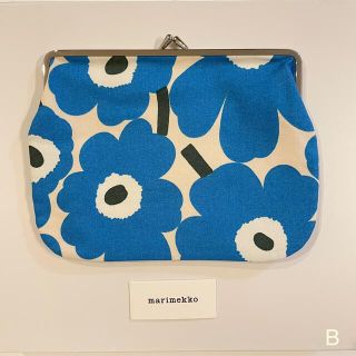 マリメッコ(marimekko)のmarimekko マリメッコ　完売色　UNIKKO がま口ポーチL 新品送料込(ポーチ)