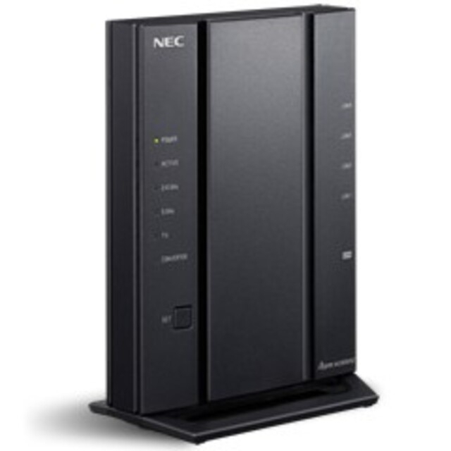 NEC(エヌイーシー)のNEC 無線LANルーター Aterm AG2600HS2 WiFi 1Gbps スマホ/家電/カメラのPC/タブレット(PC周辺機器)の商品写真