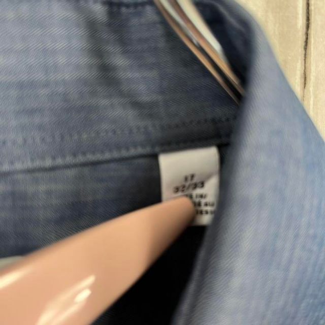 Calvin Klein(カルバンクライン)のCalvin Klein カルバンクライン　ワイドスプレッドへリンボンシャツXL メンズのトップス(シャツ)の商品写真