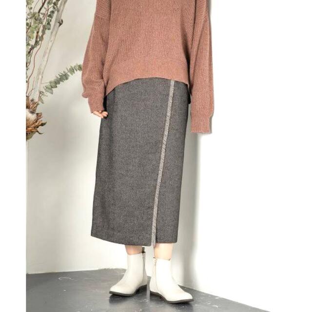 URBAN RESEARCH(アーバンリサーチ)の【新品タグ付き✨】アーバンリサーチ❤️✨サイズM✨冬物ラップロングスカート レディースのスカート(ロングスカート)の商品写真