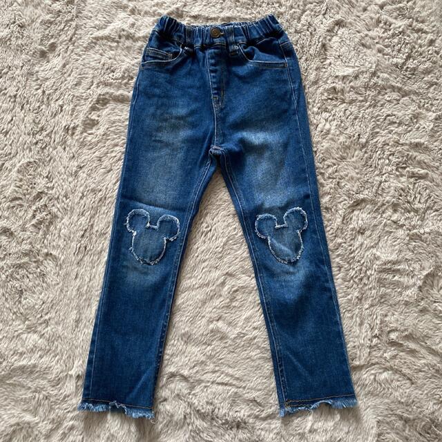 18％OFF】 プティマイン petitmainデニム ジーンズ ダメージデニム 子供 110