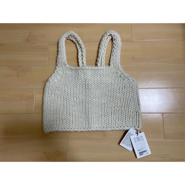 人気定番2023 ニット <6(ROKU)>WOOL ROVING KNIT CAMISOLE/ニット