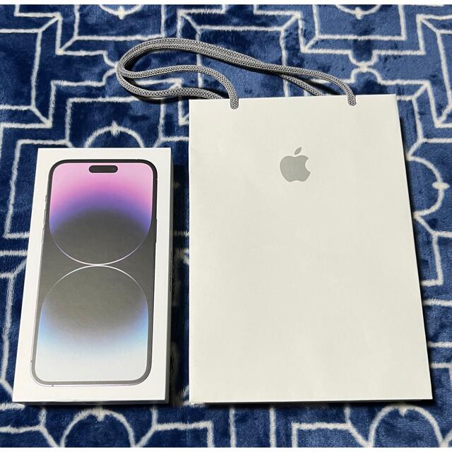 Apple(アップル)の未開封新品 iPhone 14 Pro Max 256GB 国内版simフリー紫 スマホ/家電/カメラのスマートフォン/携帯電話(スマートフォン本体)の商品写真